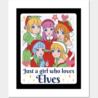 Elves Love Festive Manga Charm Posters and Art